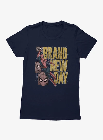 Marvel Spider-Man Brand New Day Swinging Panel Womens T-Shirt