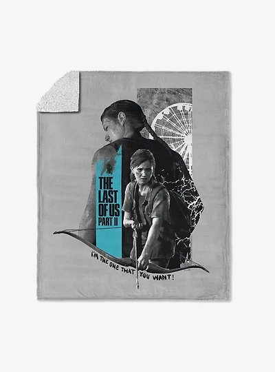 The Last of Us One You Want Silk Touch Sherpa Throw Blanket