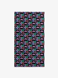 PlayStation Controller Pattern Beach Towel