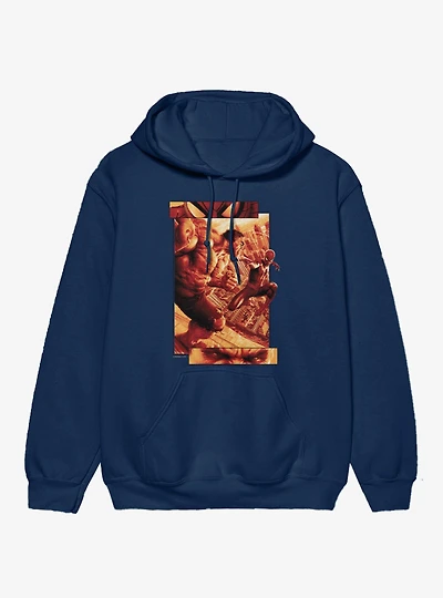 Marvel Spider-Man Brand New Day Stare Down On City Overlook Hoodie