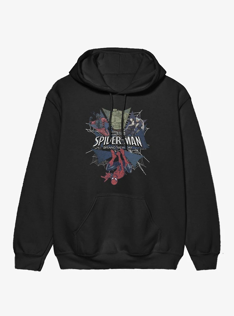 Marvel Spider-Man Brand New Day Web Of Enemies Tarantula Boomerang Hulk Hoodie