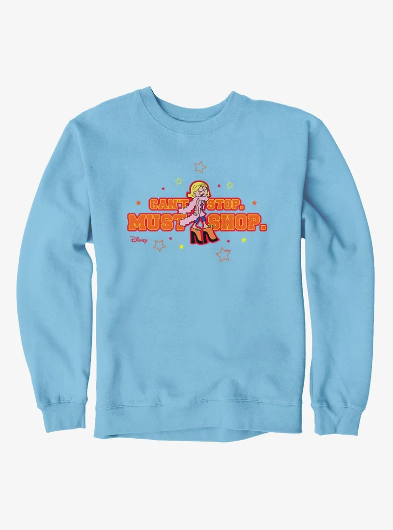 Disney Lizzie McGuire Can't Stop Must Shop Sweatshirt
