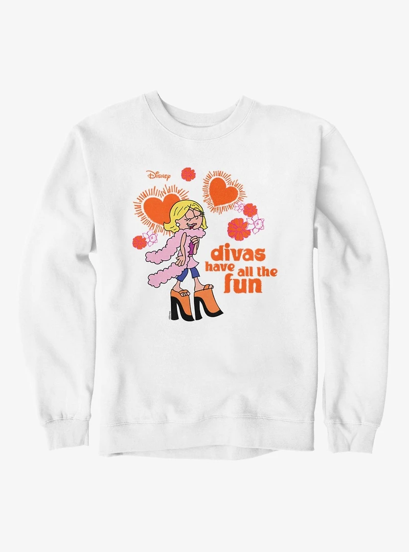 Disney Lizzie McGuire Divas Have All The Fun Sweatshirt