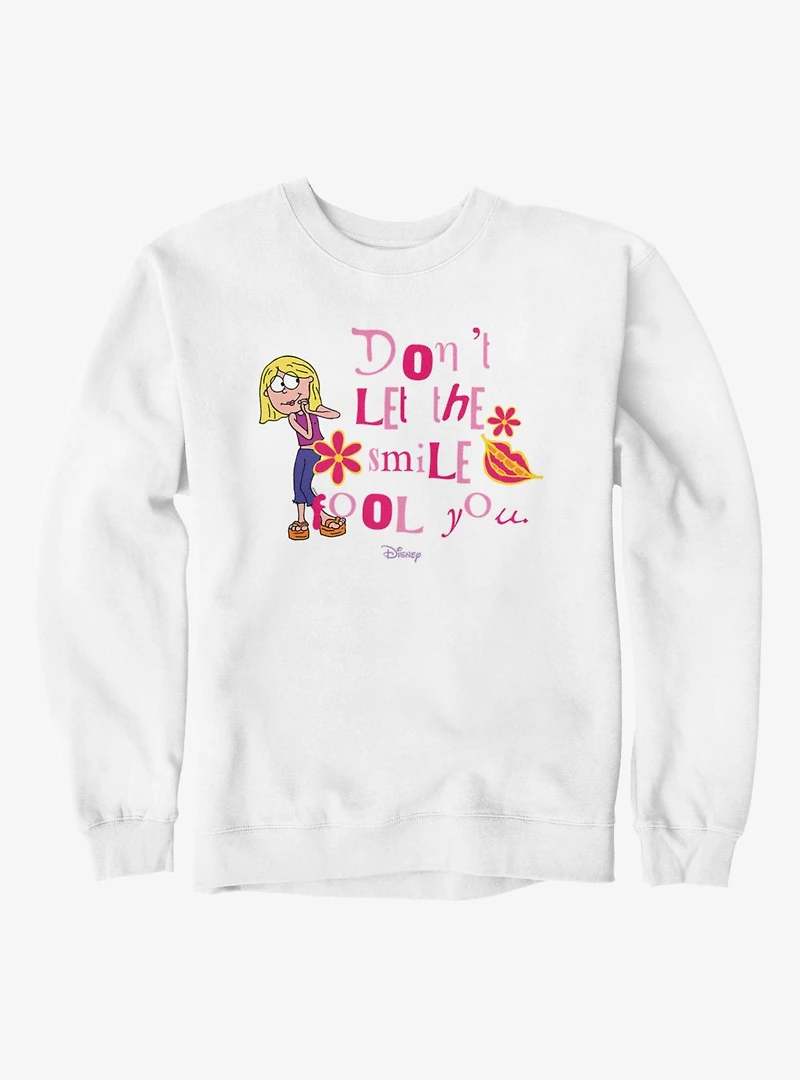 Disney Lizzie McGuire Don't Let The Smile Fool You Sweatshirt