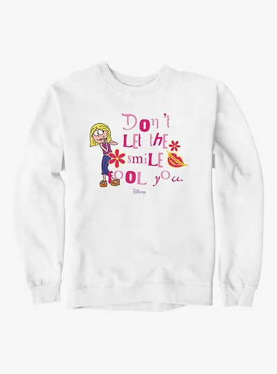 Disney Lizzie McGuire Don't Let The Smile Fool You Sweatshirt