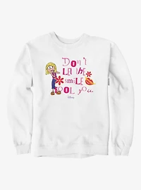 Disney Lizzie McGuire Don't Let The Smile Fool You Sweatshirt