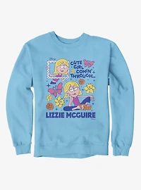 Disney Lizzie McGuire Cute Girl Coming Through Frame Sweatshirt