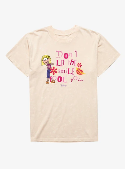 Disney Lizzie McGuire Don't Let The Smile Fool You Mineral Wash T-Shirt