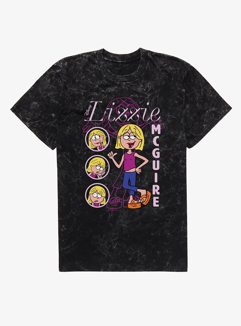 Disney Lizzie McGuire That?s Me Circle Of Emotions Mineral Wash T-Shirt