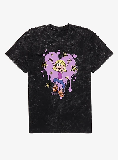 Disney Lizzie McGuire Stars And Heart Jump Mineral Wash T-Shirt