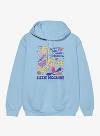 Disney Lizzie McGuire Cute Girl Coming Through Frame Hoodie