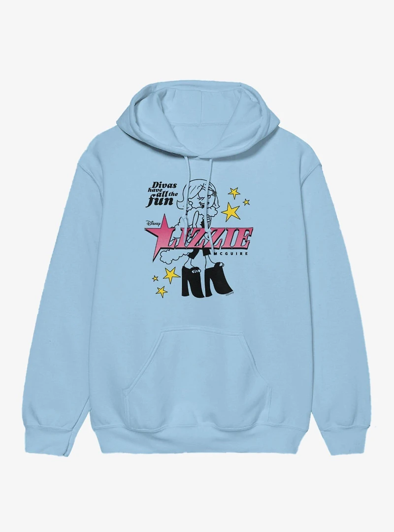 Disney Lizzie McGuire Divas Have Fun Outlined Hoodie