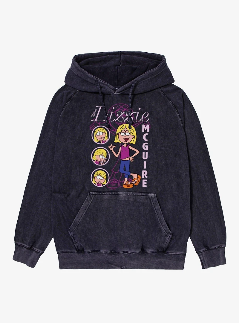 Disney Lizzie McGuire That?s Me Circle Of Emotions Vintage Mineral Washed Hoodie