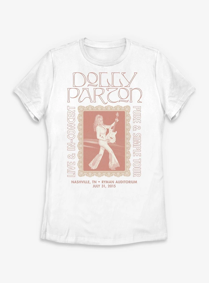 Dolly Parton Live Concert Womens T-Shirt