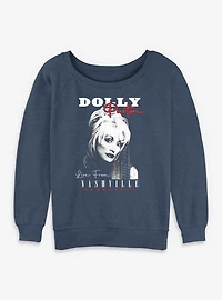 Dolly Parton Live From Nashville Womens Slouchy Sweatshirt