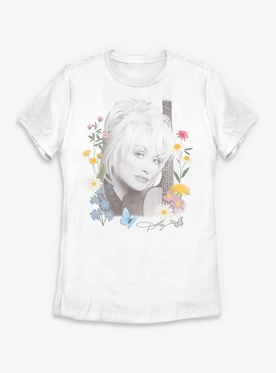 Dolly Parton Wildflowers Photo Womens T-Shirt