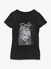 Dolly Parton Guitar Portrait Youth Girls T-Shirt