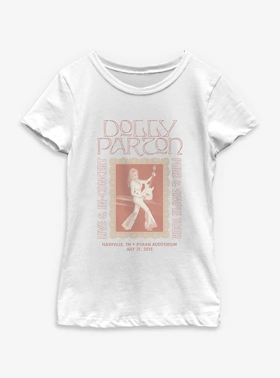 Dolly Parton Live Concert Youth Girls T-Shirt