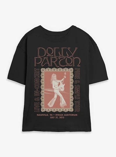 Dolly Parton Live Concert Womens Skimmer T-Shirt