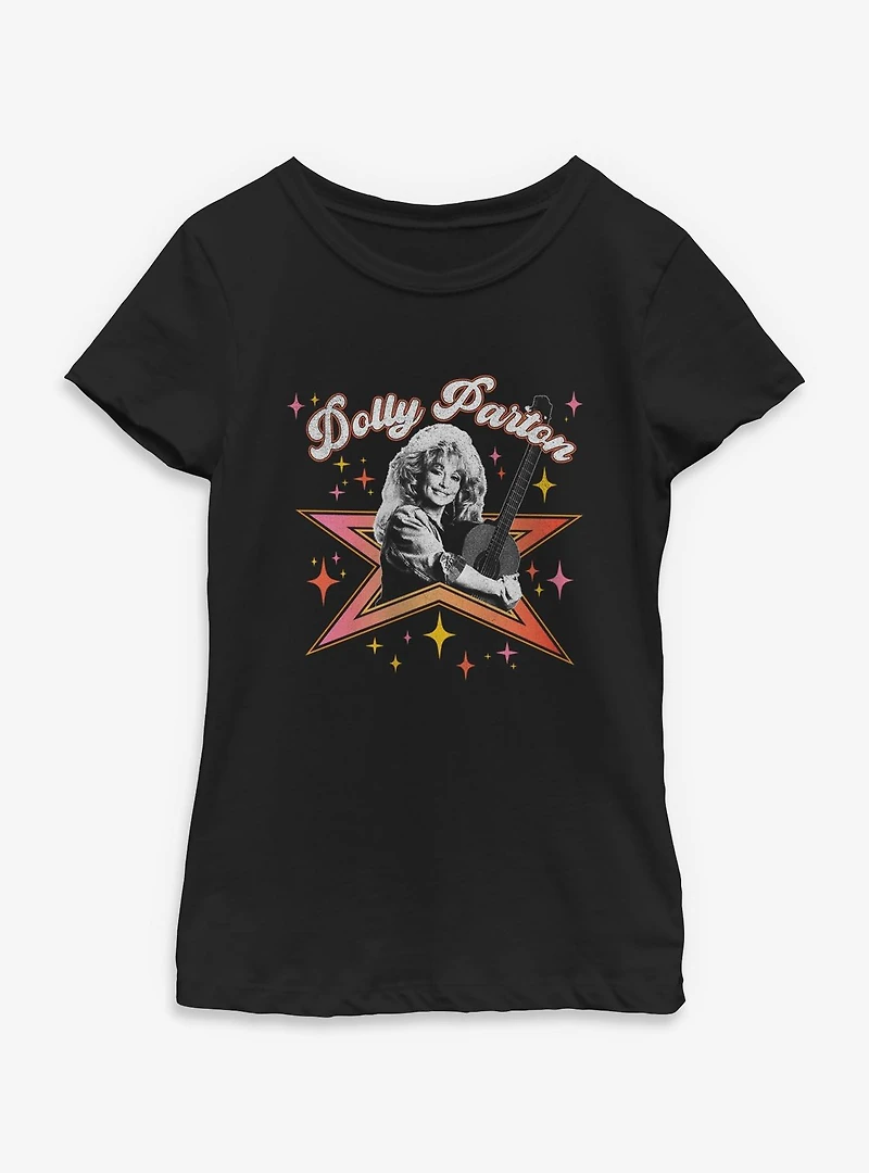 Dolly Parton Star Youth Girls T-Shirt
