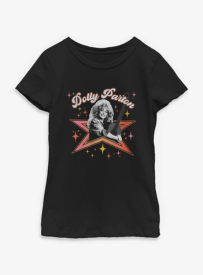 Dolly Parton Star Youth Girls T-Shirt