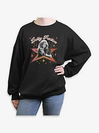 Dolly Parton Star Womens Oversized Sweatshirt