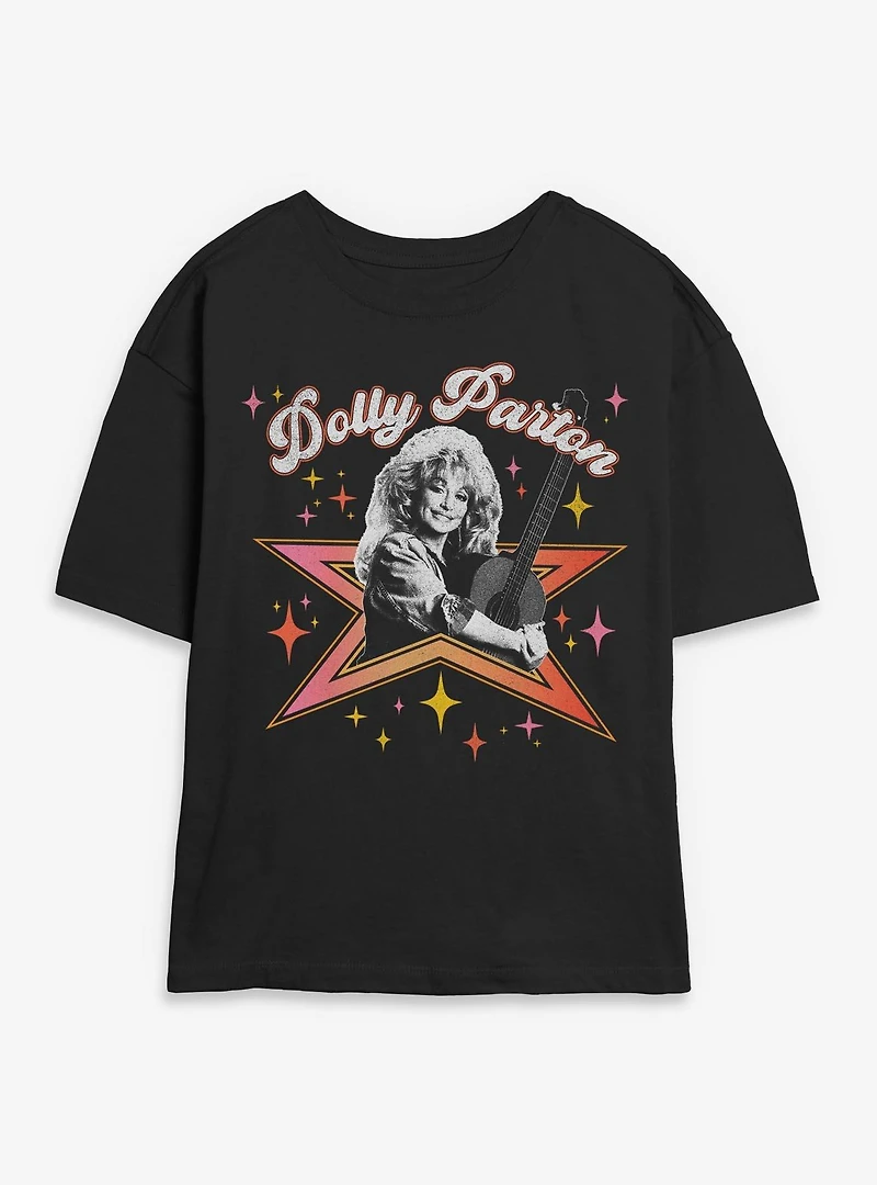 Dolly Parton Star Womens Skimmer T-Shirt