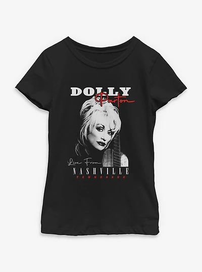 Dolly Parton Live From Nashville Youth Girls T-Shirt