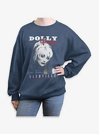 Dolly Parton Live From Nashville Womens Oversized Sweatshirt