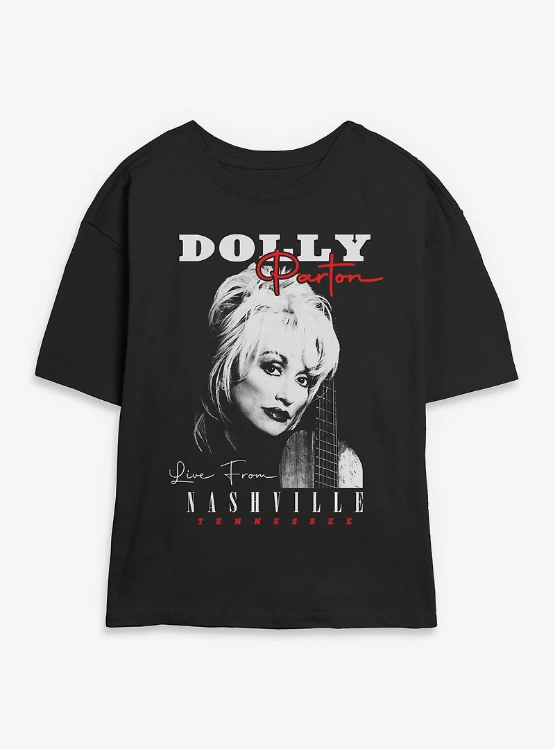 Dolly Parton Live From Nashville Womens Skimmer T-Shirt