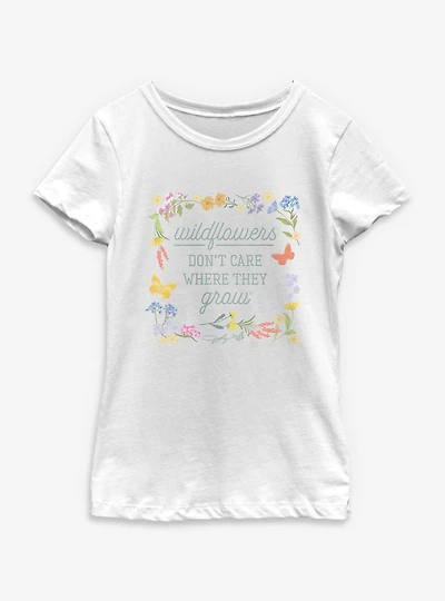 Dolly Parton Wildflowers Youth Girls T-Shirt