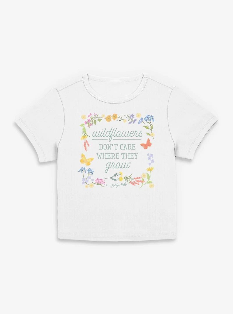 Dolly Parton Wildflowers Womens Baby T-Shirt
