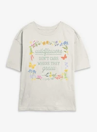 Dolly Parton Wildflowers Womens Skimmer T-Shirt
