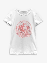 Dolly Parton Lasso Flowers Youth Girls T-Shirt