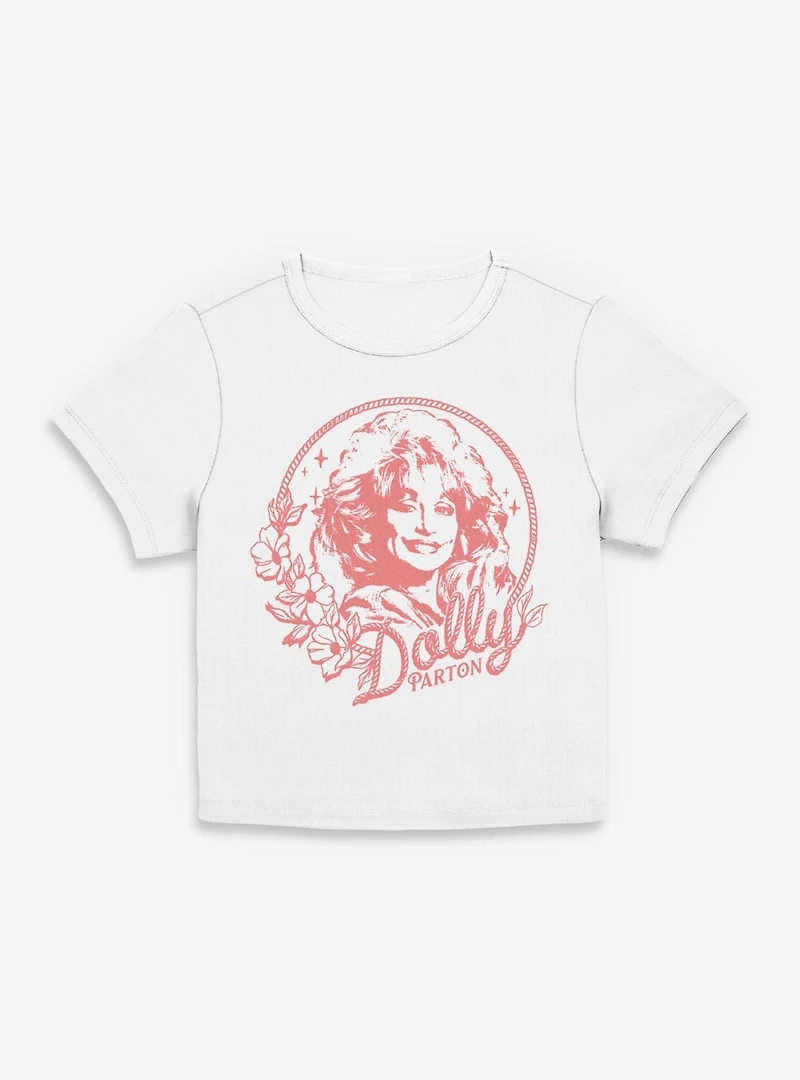 Dolly Parton Lasso Flowers Womens Baby T-Shirt