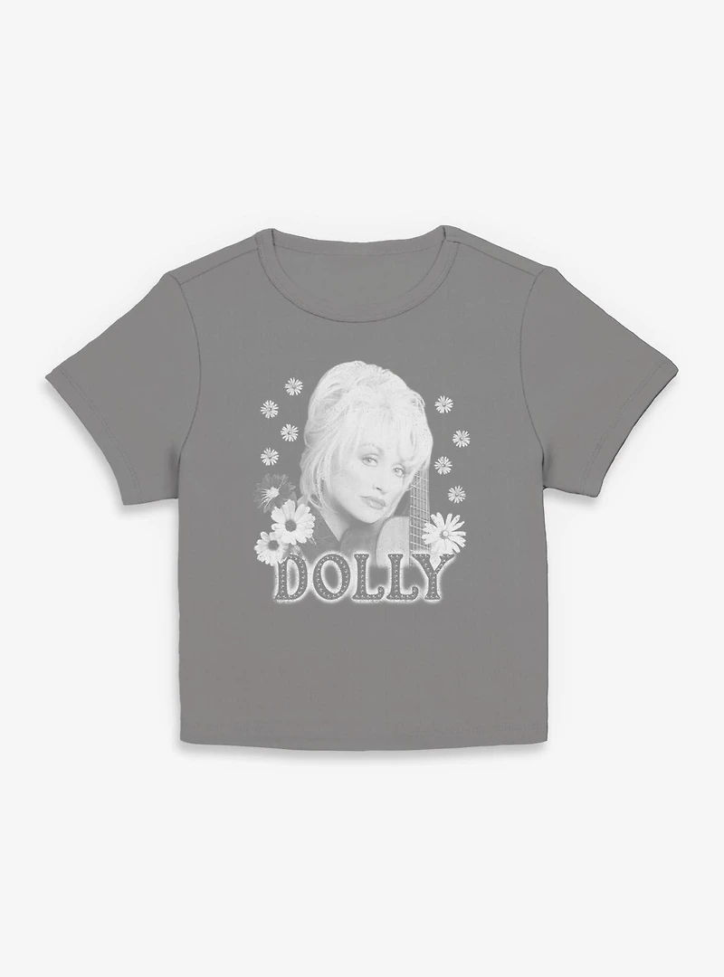 Dolly Parton Flowers Womens Baby T-Shirt