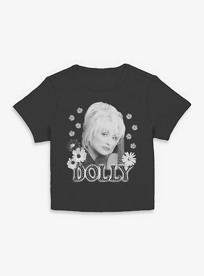 Dolly Parton Flowers Womens Baby T-Shirt