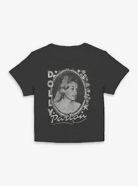 Dolly Parton Stars And Flowers Womens Baby T-Shirt