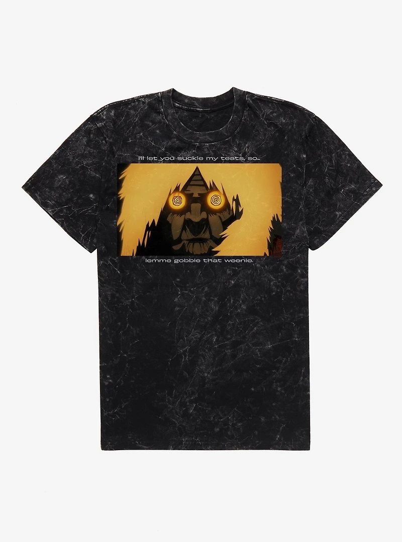 Dandadan Turbo Granny Gobble that Weenie Mineral Wash T-Shirt BoxLunch Exclusive