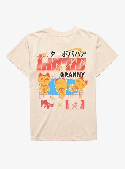Dandadan Turbo Granny Cats Mineral Wash T-Shirt BoxLunch Exclusive