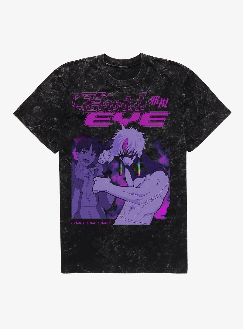 Dandadan Evil Eye Jiji Mineral Wash T-Shirt BoxLunch Exclusive