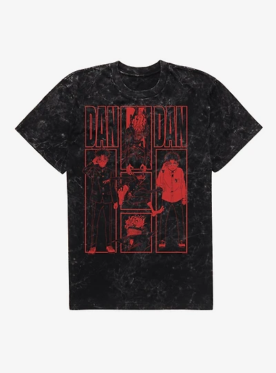 Dandadan Okarun Panels Mineral Wash T-Shirt BoxLunch Exclusive