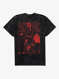 Dandadan Okarun Panels Mineral Wash T-Shirt BoxLunch Exclusive