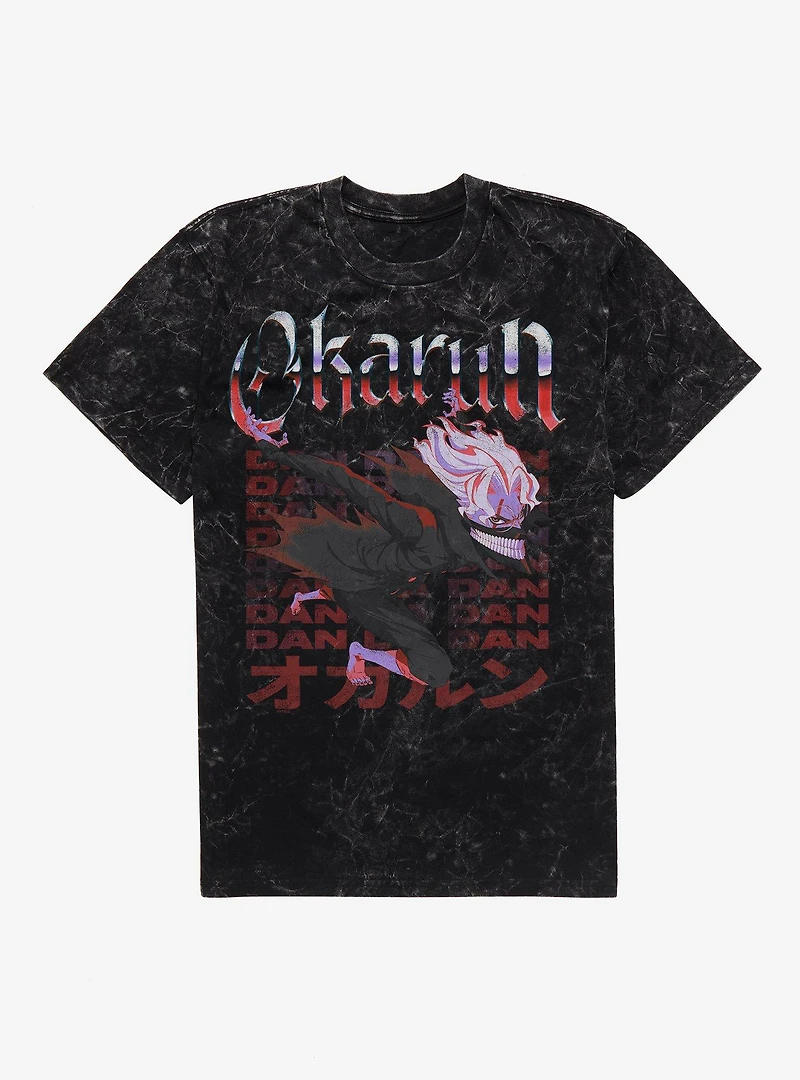 Dandadan Okarun Run Mineral Wash T-Shirt BoxLunch Exclusive