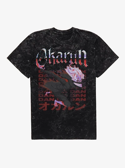 Dandadan Okarun Run Mineral Wash T-Shirt BoxLunch Exclusive