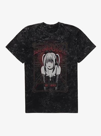 Death Note Framed Gothic Misa Mineral Wash T-Shirt BoxLunch Exclusive
