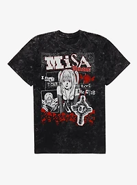 Death Note Misa Amane Punk Mineral Wash T-Shirt BoxLunch Exclusive
