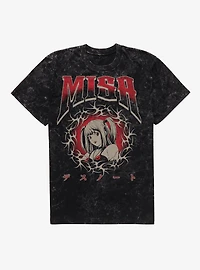 Death Note Metal Misa Mineral Wash T-Shirt BoxLunch Exclusive