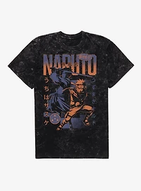 Naruto Shippuden Sasuke Dual Tone Mineral Wash T-Shirt BoxLunch Exclusive