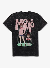 Dandadan Momo Spotlight Mineral Wash T-Shirt BoxLunch Exclusive